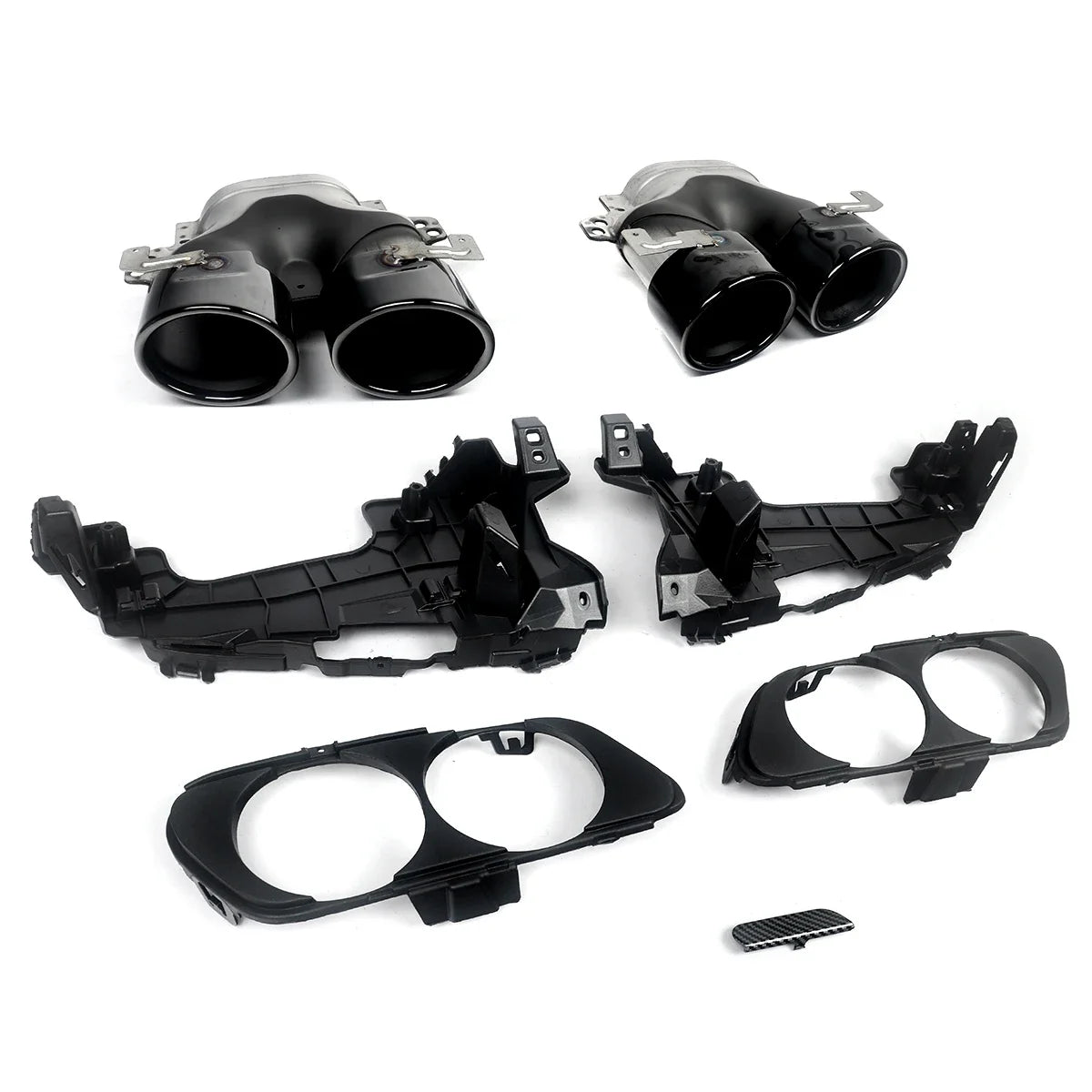 Rear Diffuser+Exhaust Tips For MERCEDES BENZ W213 E CLASS AMG-Line 2016-2020 Revix