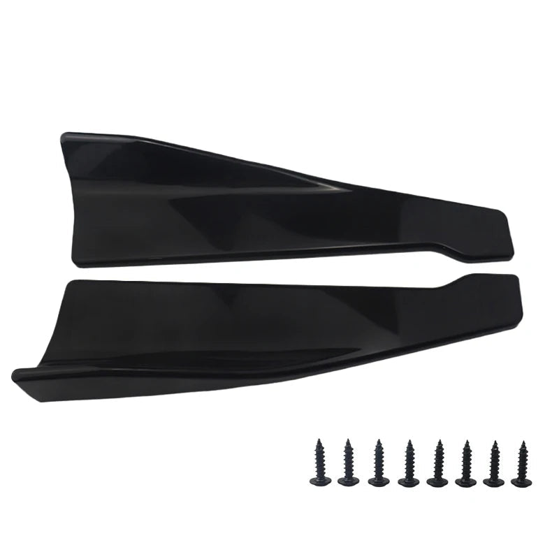 Universal Car Front Rear Bumper Strip Lip Spoiler Diffuser Splitter Scratch Protector 48CM Length For Audi BMW HONDA Revix
