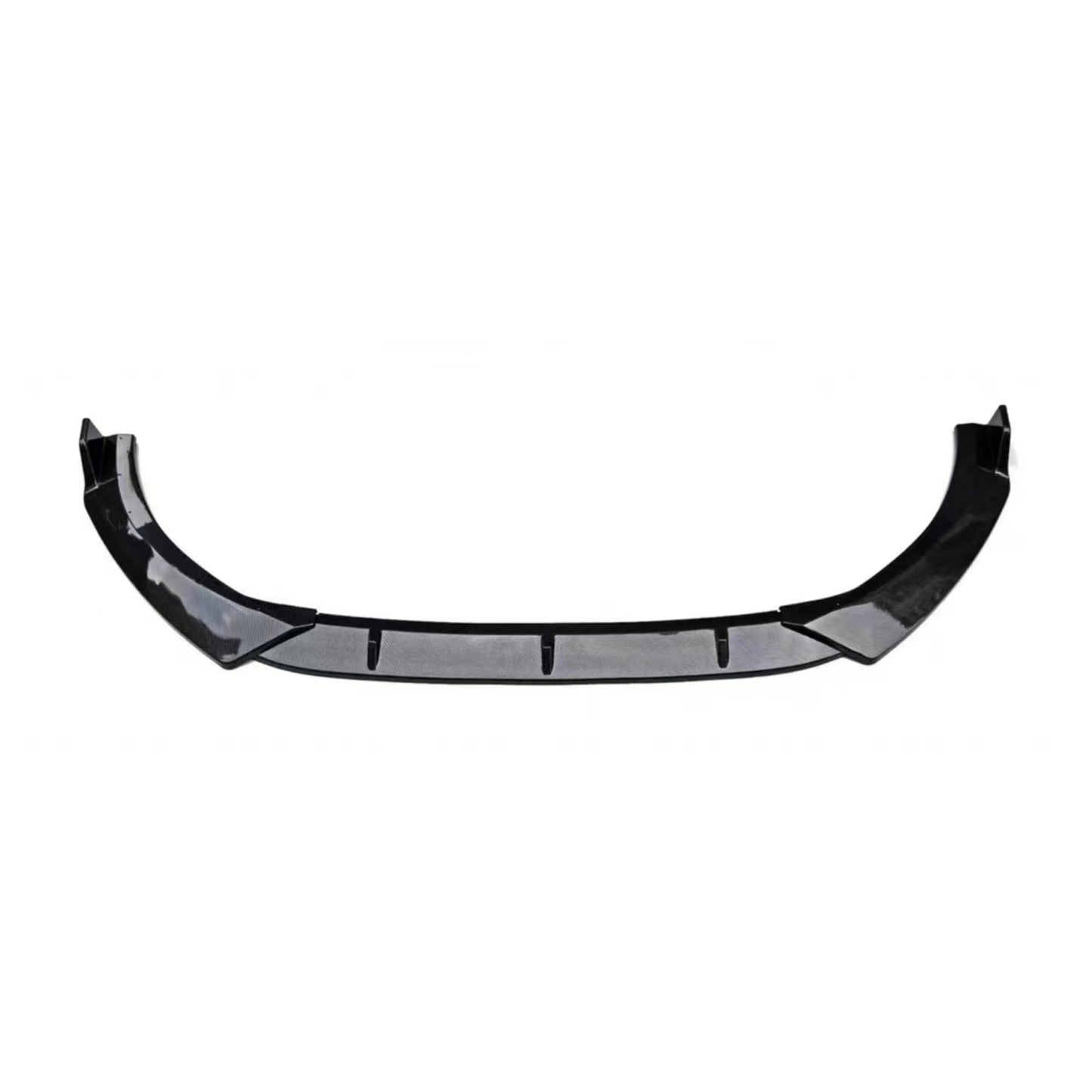 Car Front Bumper Lip Spoiler ABS Gloss Black Carbon Look for KIA K5 Sedan 4-Door 2020-2025 Racing Front Lip Chin Apron Body Kit Revix
