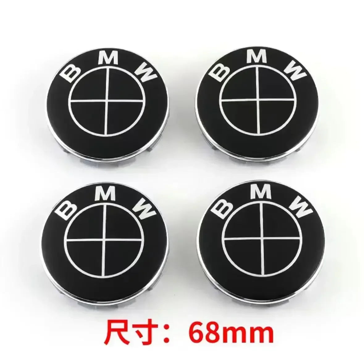 4Pcs 56mm 68mm BMW Wheel Hub Caps