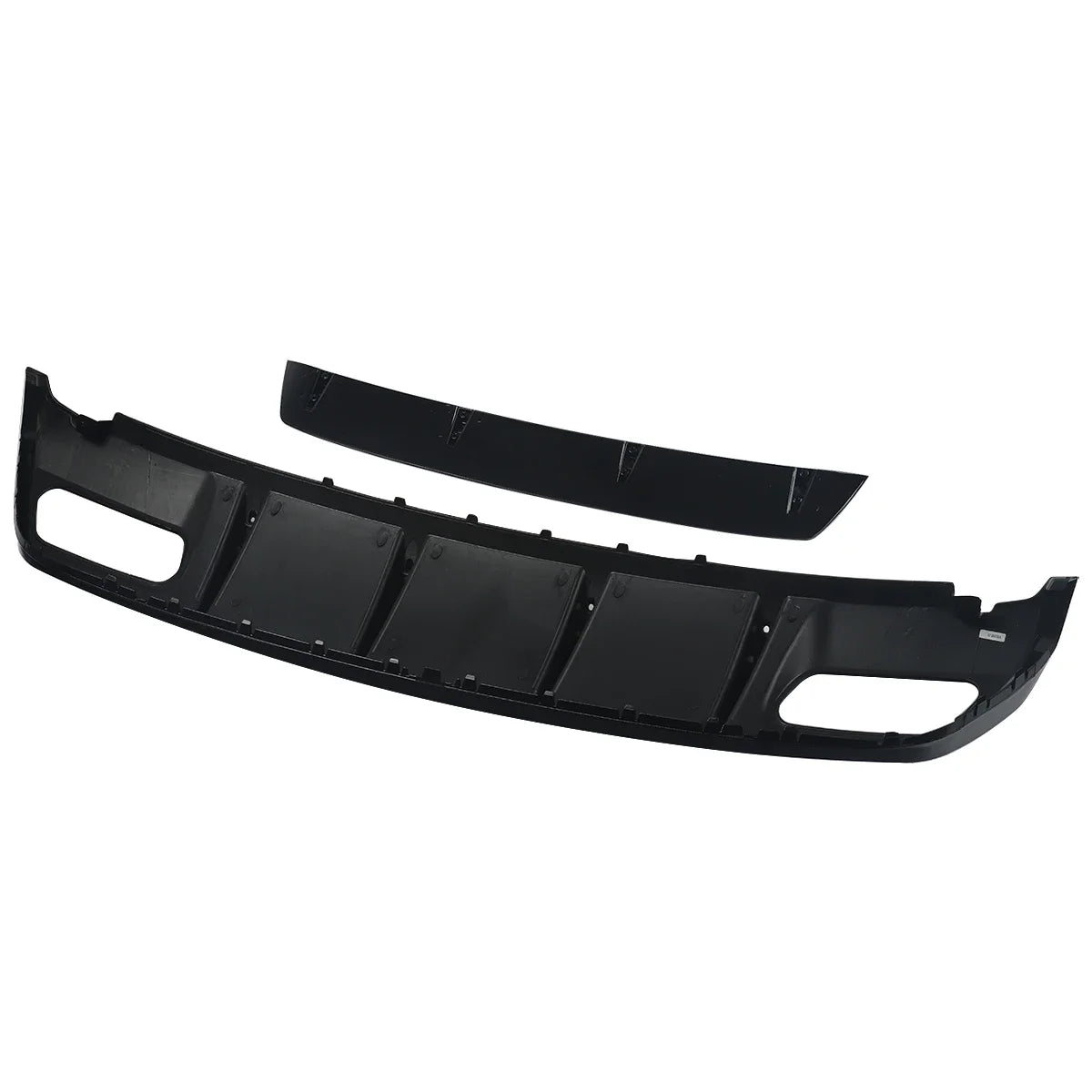 For Mercedes Benz W176 Bumper Diffuser with Exhaust Tips 2012-2018 A45 AMG A160/180/200/220/250 Hatchback Rear Revix