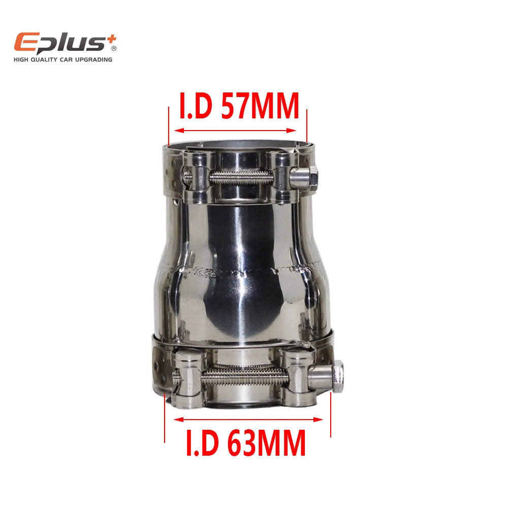 Universal Stainless Steel Exhaust Adapters Various izes (54mm–77mm)