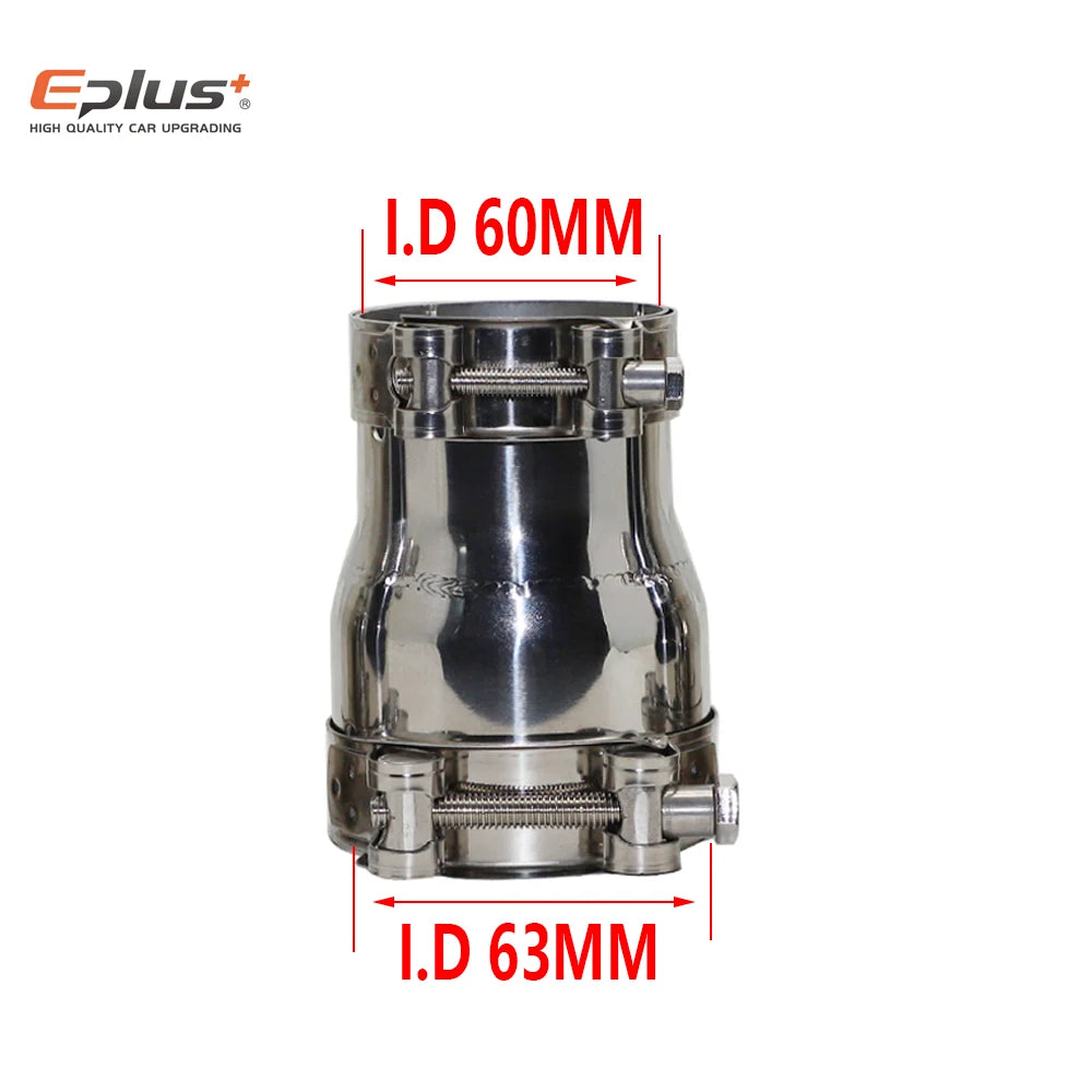 Universal Stainless Steel Exhaust Adapters Various izes (54mm–77mm)