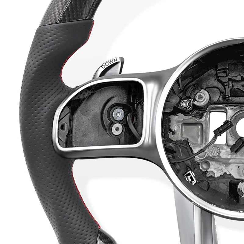 Luxury LED Carbon Fiber Steering Wheel Fits AMG & Multiple Models Revix