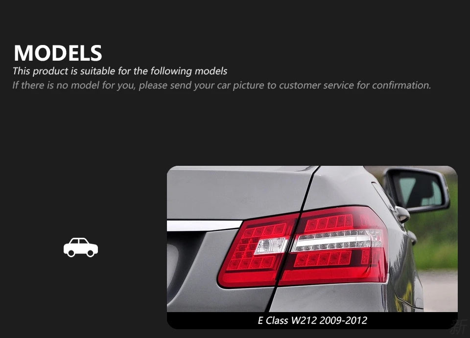 Mercedes E-Class W212 LED Tail Light Upgrade