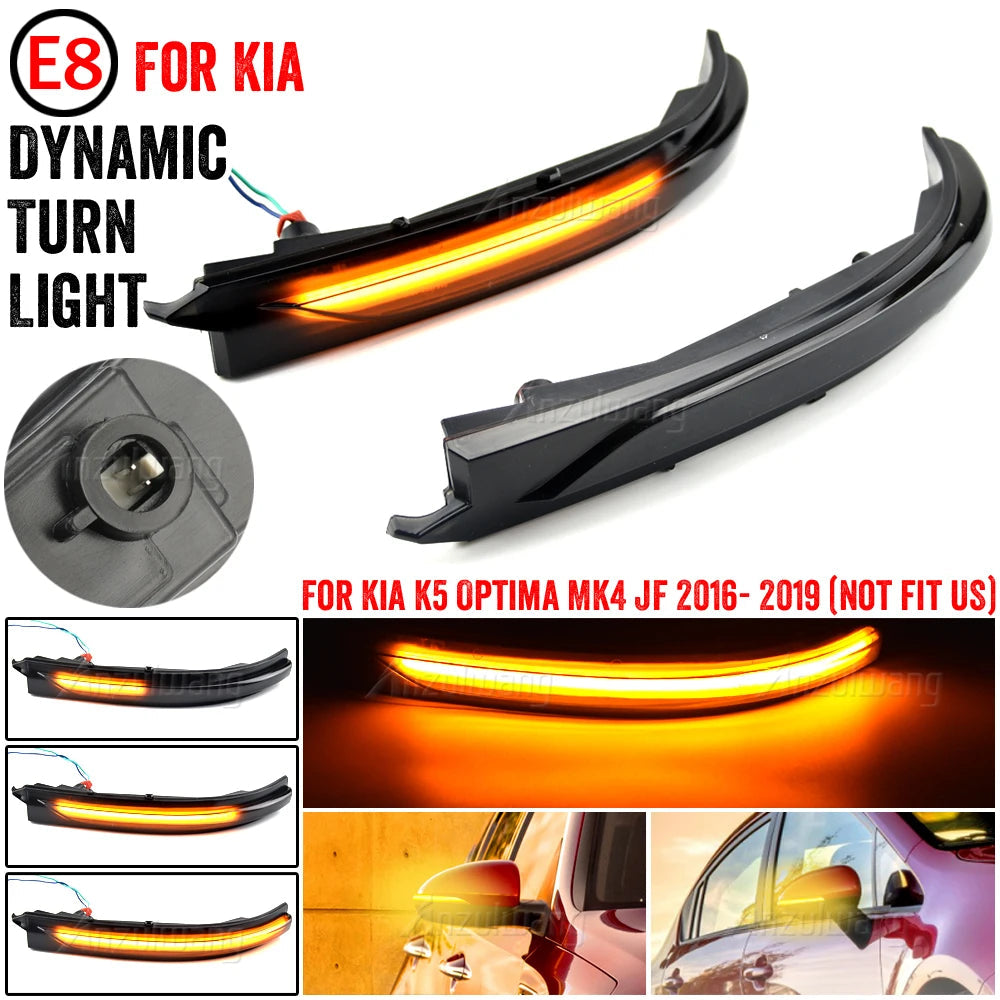 Dynamic LED Side Mirror Turn Signal – Kia K5 Optima 2016-2020 Revix