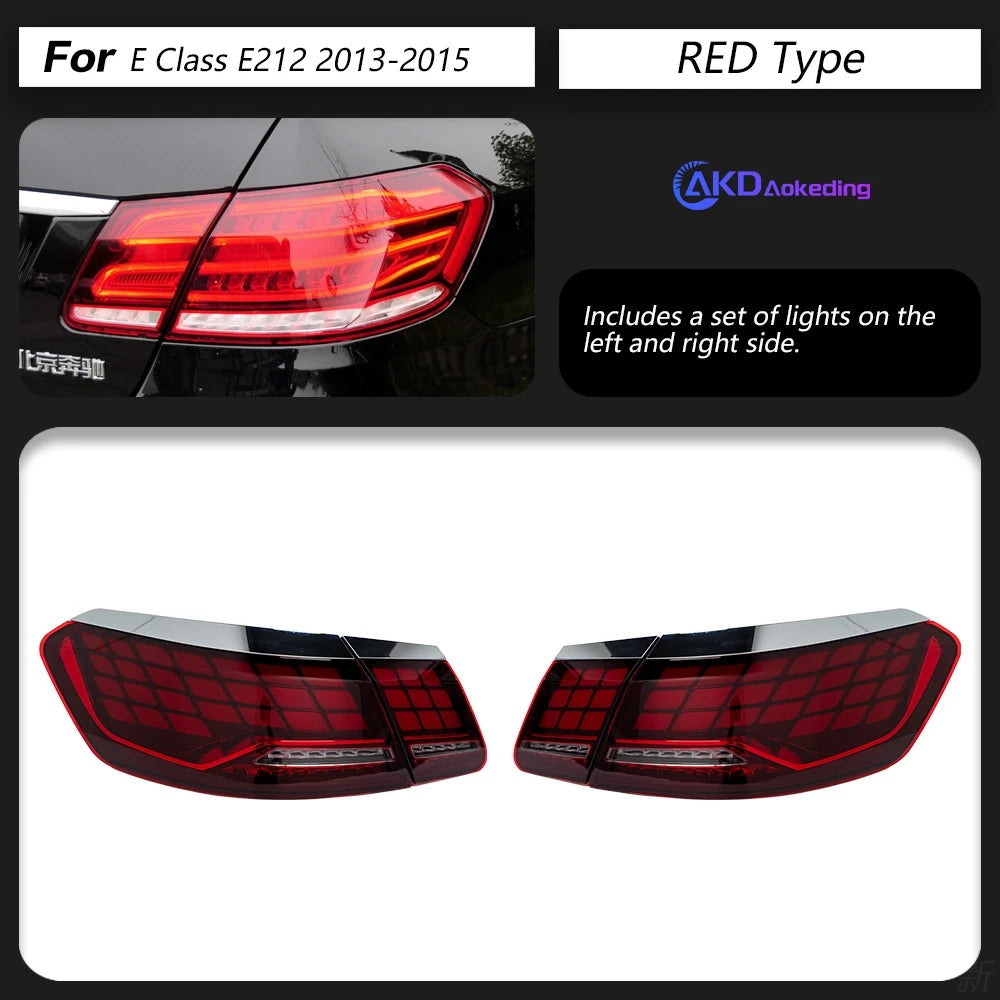 Mercedes E-Class W212 LED Tail Light Upgrade