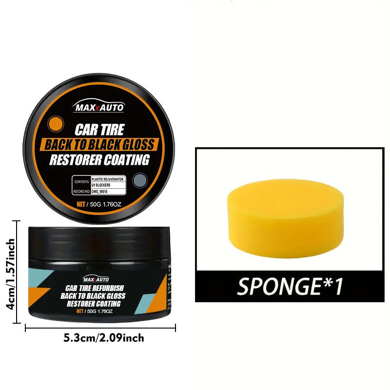 Car Tire & Panel Restoration Kit – Wax & Shine Revix