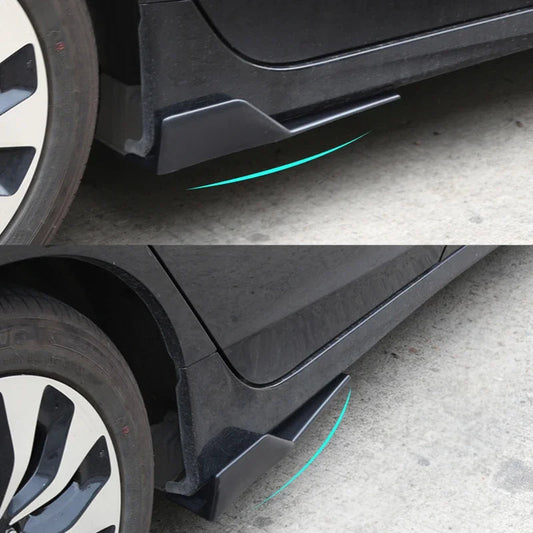 Universal Car Front Rear Bumper Strip Lip Spoiler Diffuser Splitter Scratch Protector 48CM Length For Audi BMW HONDA Revix