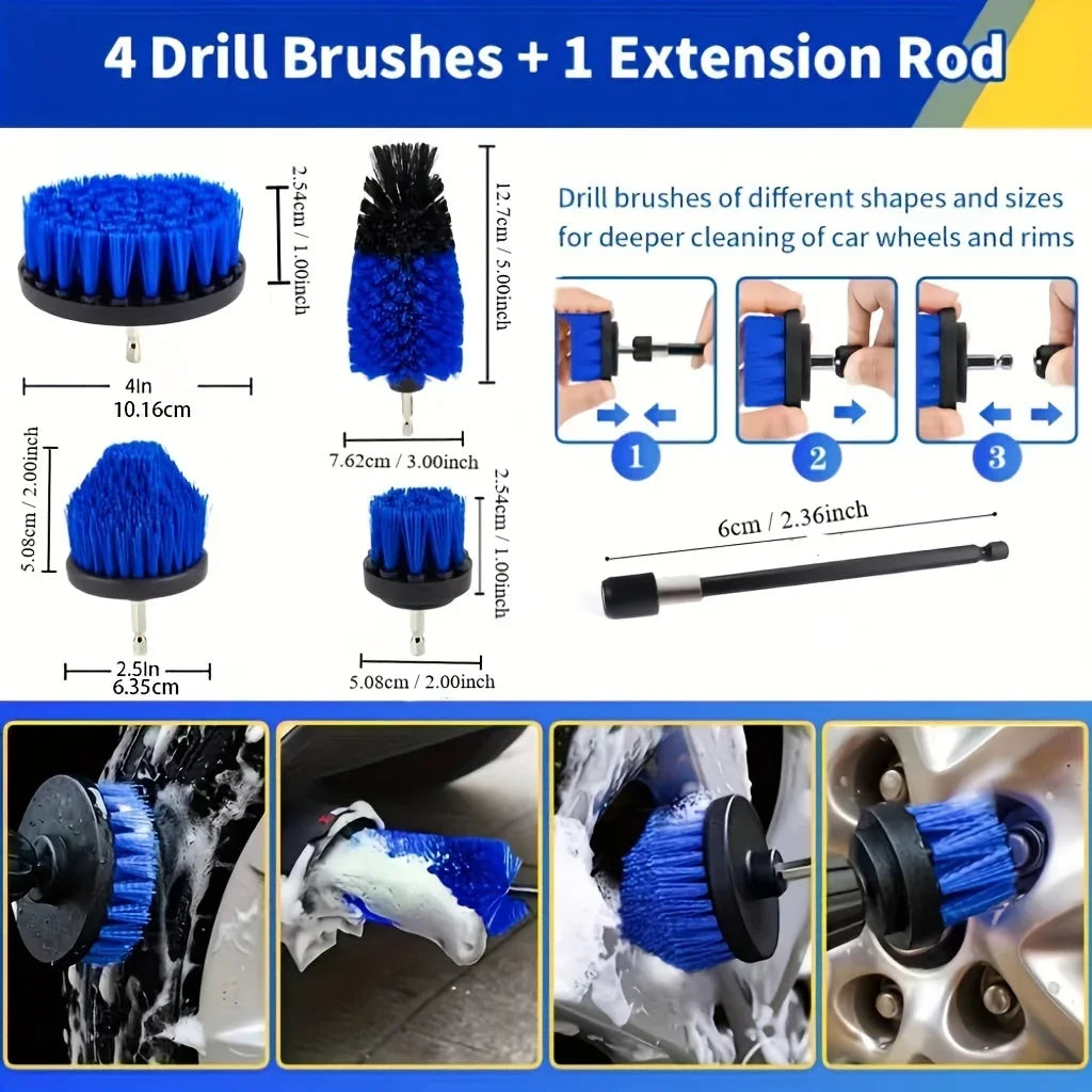 27 Pcs RV Car Wash Kit, Car Accessories, Cleaning Supplies, Car Cleaning Brush, Car Repair Kit, Car Repair Brush, Bathroom Revix