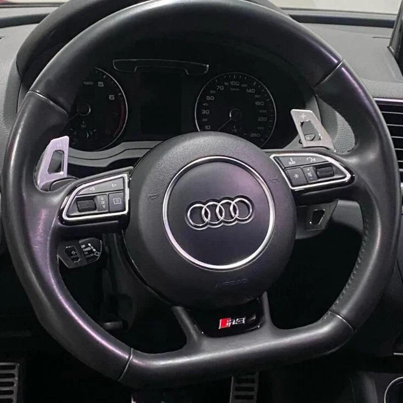 Steering Wheel Paddle Shifter for Audi A3 S3 8V A4 S4 A5 S5 B8.5 A6 S6 A7 S7 C7 Q5 Q7 2013 2014 2015 2016 Revix
