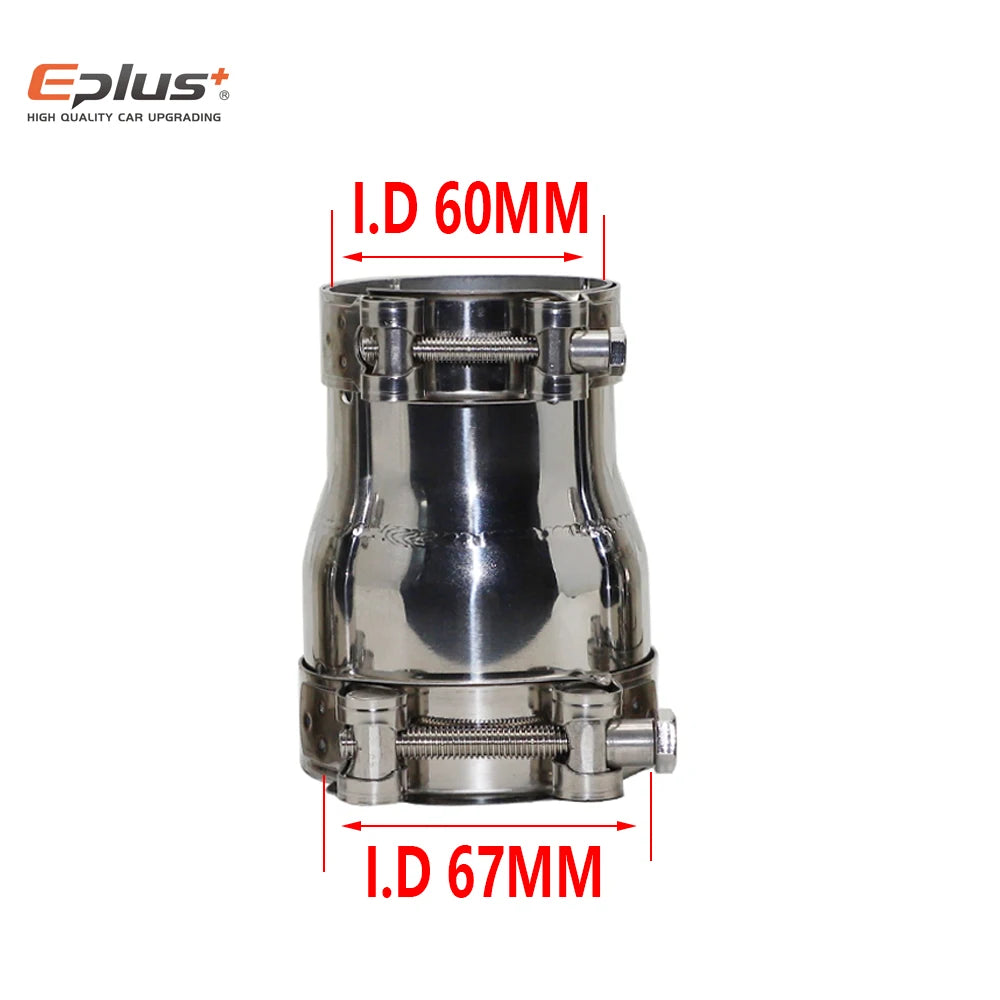Universal Stainless Steel Exhaust Adapters Various izes (54mm–77mm)