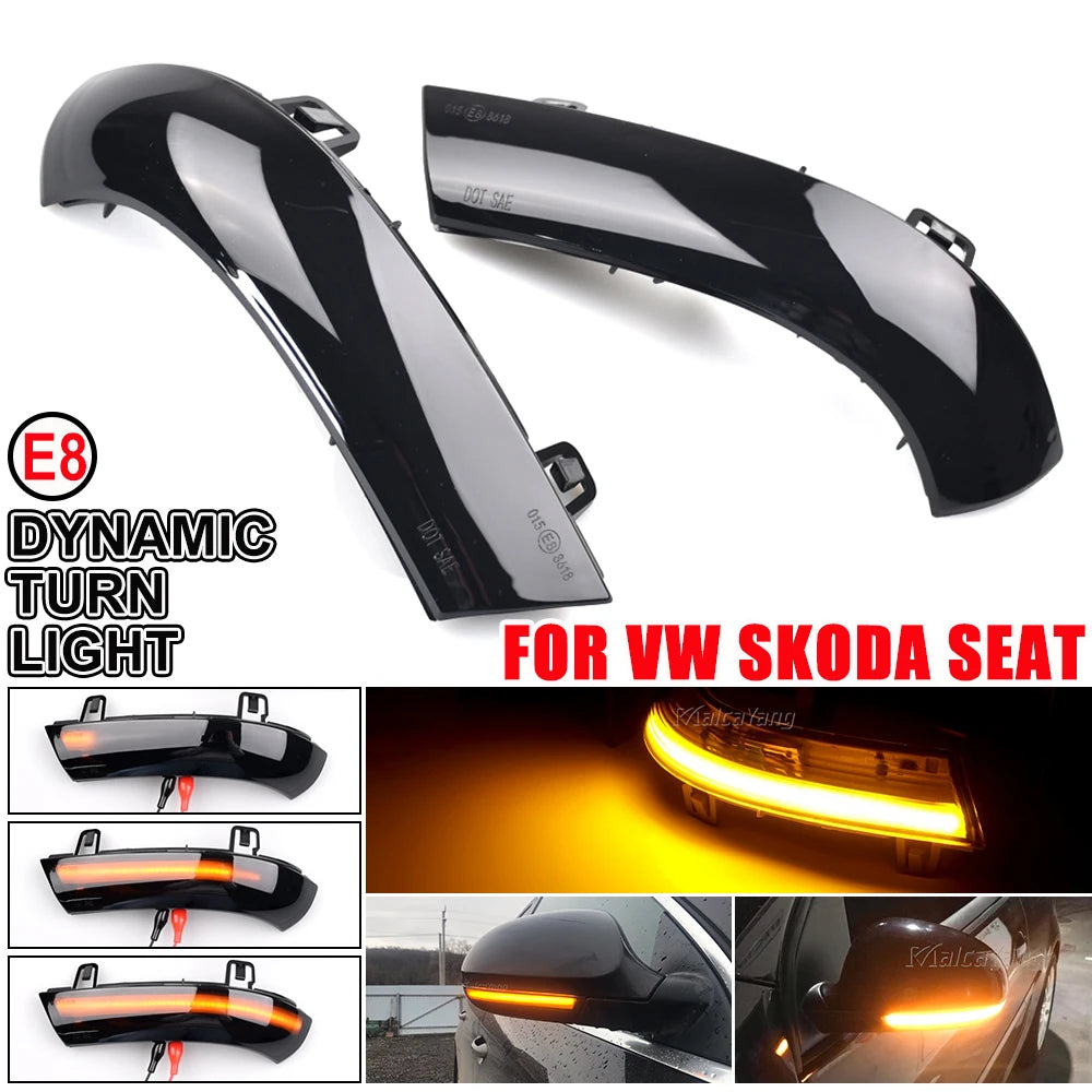 LED Dynamic Turn Signal – Flowing Blinker for VW Passat/GOLF/JETTA Revix