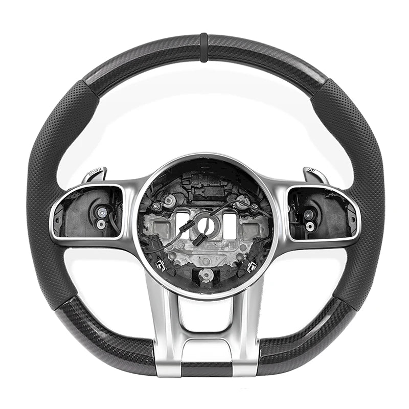 Luxury LED Carbon Fiber Steering Wheel Fits AMG & Multiple Models Revix