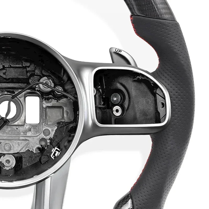 Luxury LED Carbon Fiber Steering Wheel Fits AMG & Multiple Models Revix