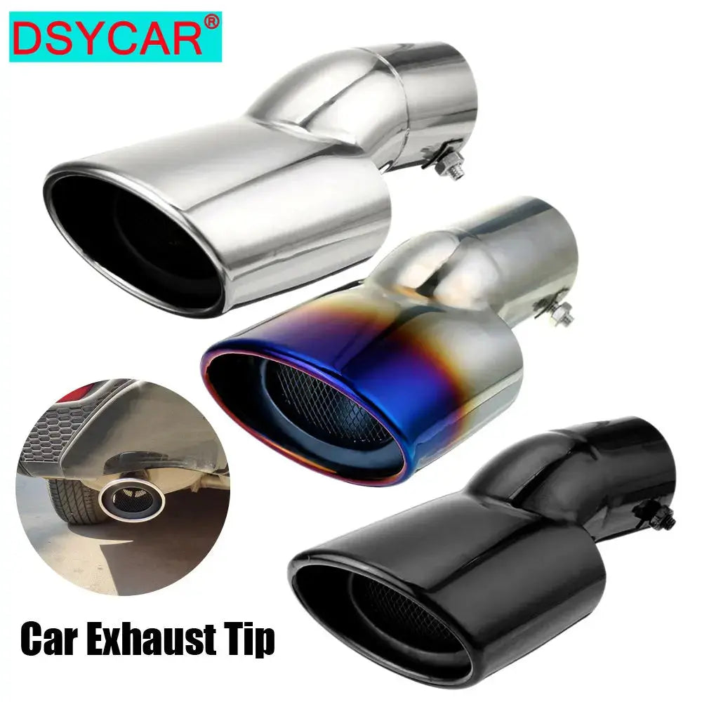 1Pcs Car Exhaust Tip for Honda Civic 10th Gen 4dr Sedan 2016 2017 Exterior Accessories Rear Exhaust Muffler Tip End Pipe Revix