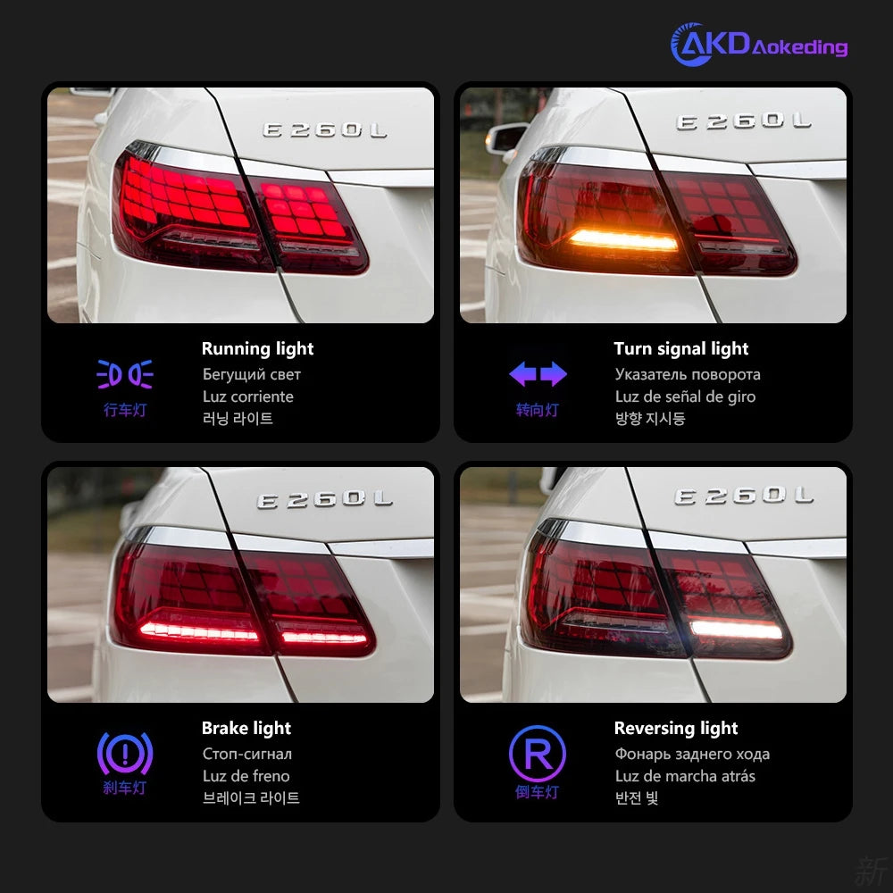 Mercedes E-Class W212 LED Tail Light Upgrade