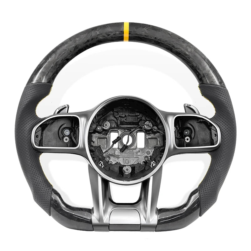 Luxury LED Carbon Fiber Steering Wheel Fits AMG & Multiple Models Revix