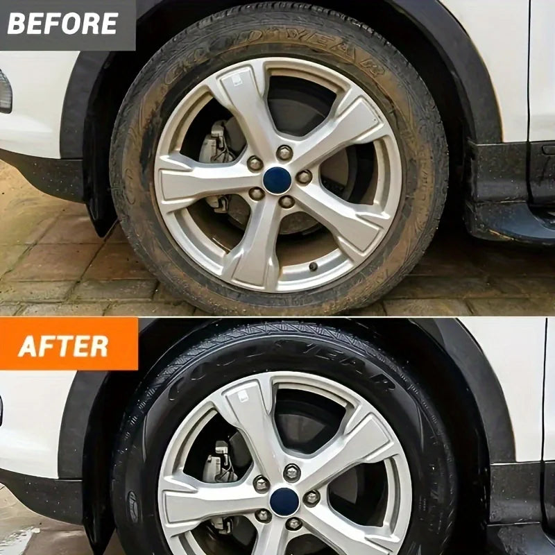 Car Tire & Panel Restoration Kit – Wax & Shine Revix