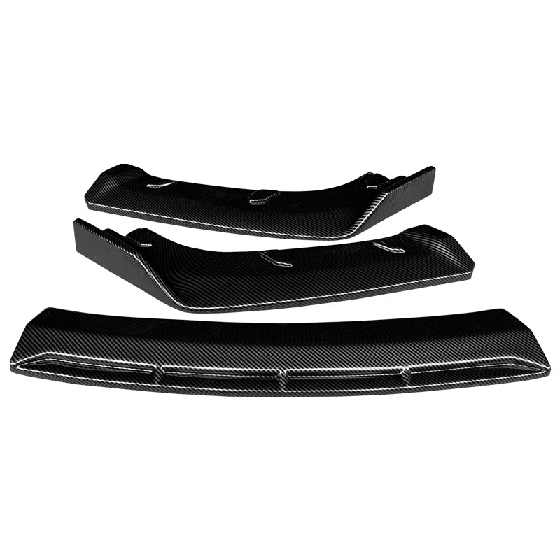 High Quality Car Front Bumper Lip Body Kit Chin Spoiler Diffuser Guard Accessories Carbon Fiber Look ABS For Lexus GS 2016-2020 Revix