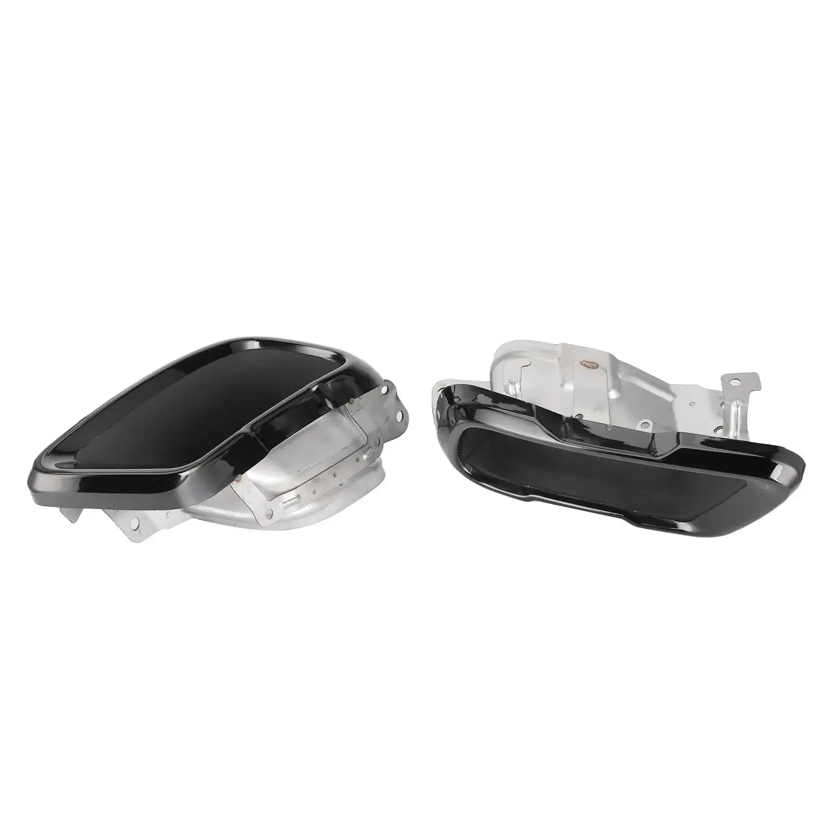 Black Exhaust Muffler Tips Fit for X5 G05 Revix
