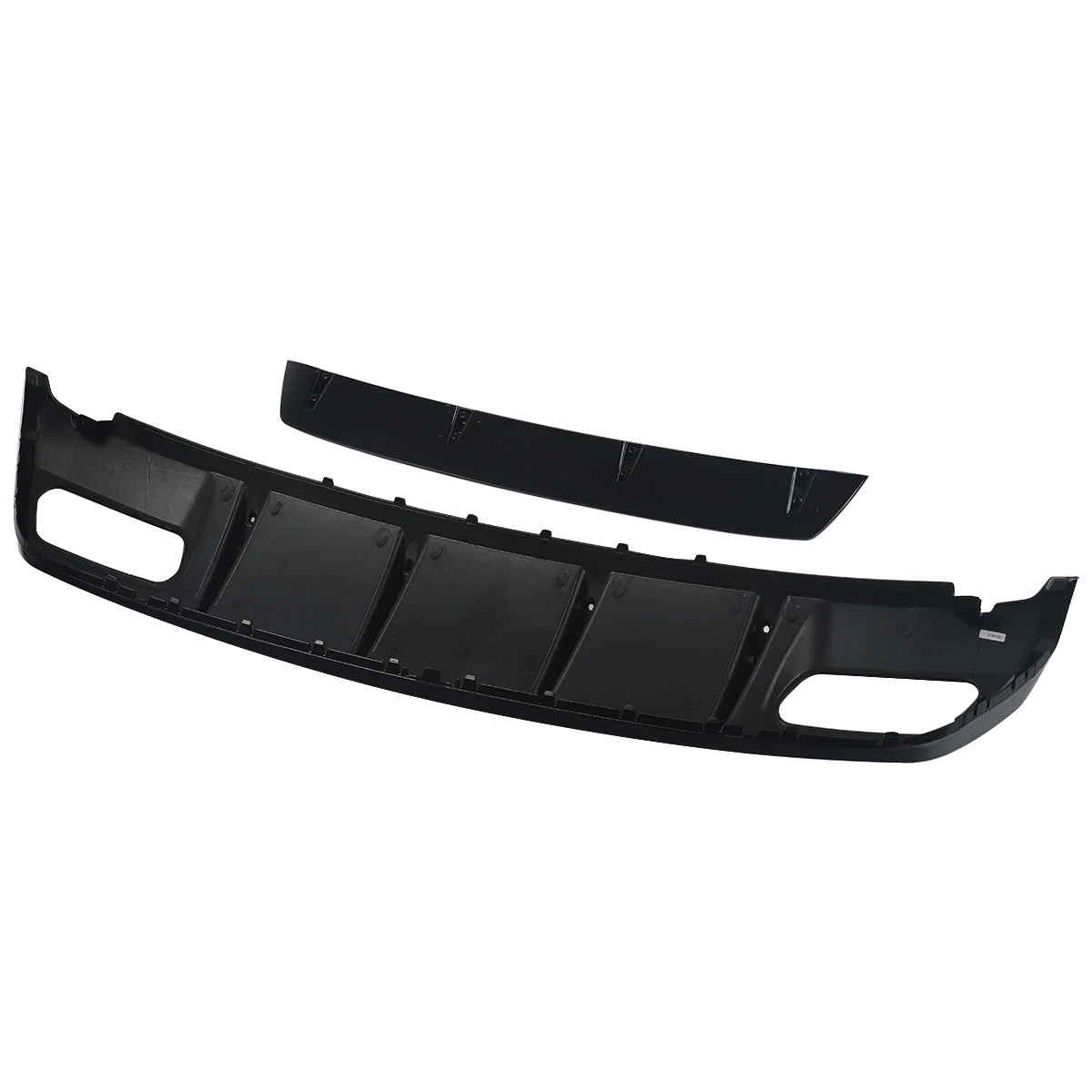For Mercedes Benz W176 Bumper Diffuser with Exhaust Tips 2012-2018 A45 AMG A160/180/200/220/250 Hatchback Rear Revix