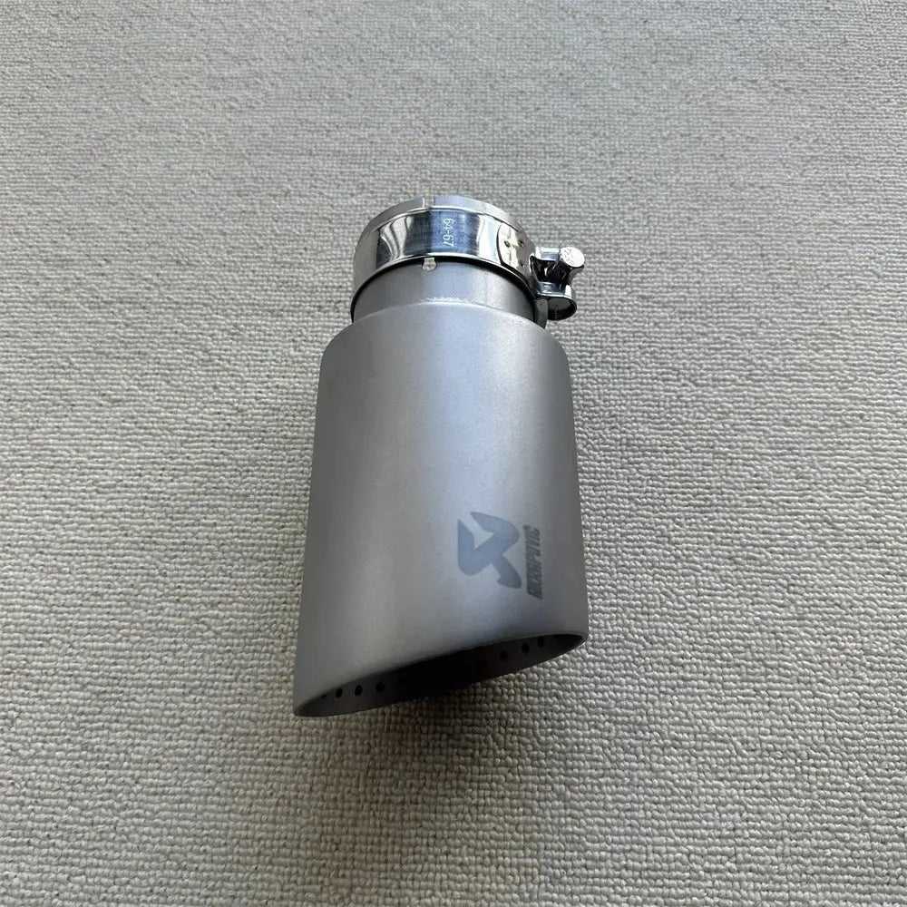 1Piece Exhaust Tips Matte Stainless Steel Car Exhaust Muffler Tips Tail Pipe Exhaust System tail Pipe Nozzle For muffler Revix