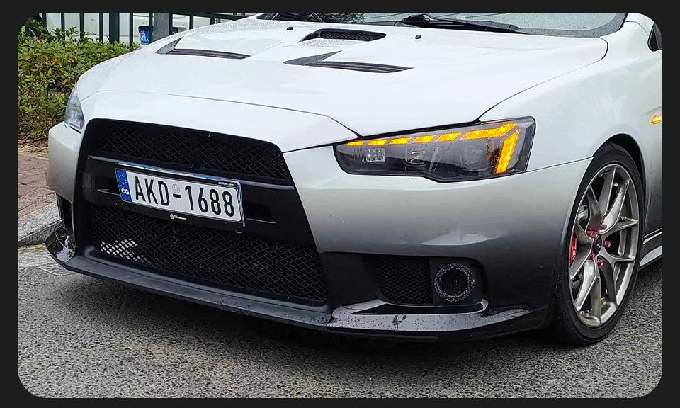 Mitsubishi Lancer LED Tuning Headlights with DRL (2008–2018)