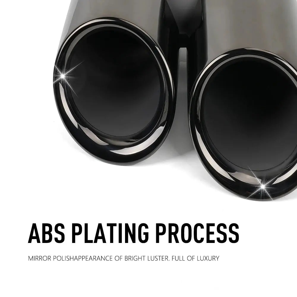 Car Exhaust Pipe Muffler Tail Tip Exhaust System Pipe Auto Tail Air Outlet Vent Body Kit For Porsche Macan 2019-2021 CR2038 Revix