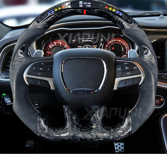 Racing LED Steering Wheel Fit For Dodge Challenger SRT 2015-2024 Revix