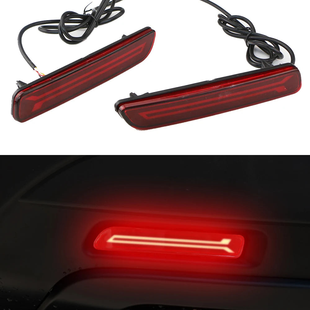 Car Flashing 2Pcs Led Brake Lights Rear Bumper Lamp Reflector Tail Lamp for Suzuki Ertiga Ciaz Vitara S-Cross SX4 Splash Revix